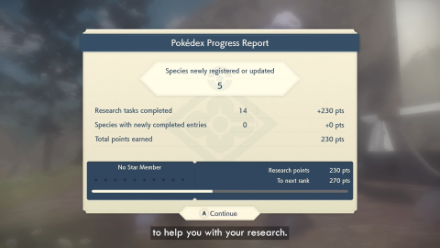 Pokemon Legends Arceus Research Points