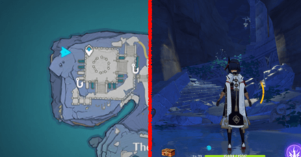 Genshin - Enkanomiya Fishing Spot Entrance