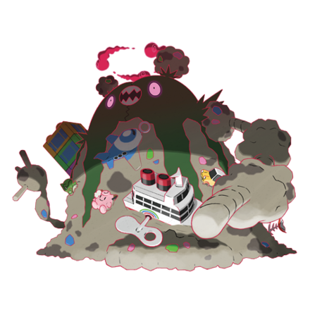 Pokemon BDSP Gigantamax Garbodor