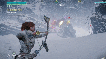 Horizon Zero Dawn - Aim for the Freeze Sacs