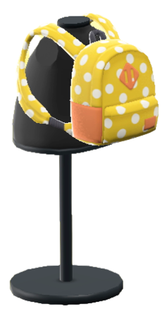 ACNH- Polka-Dot Backpack Image
