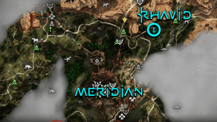 Horizon Zero Dawn - Rhavid Location