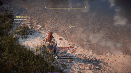 Horizon Zero Dawn - Examine the Bloodstains