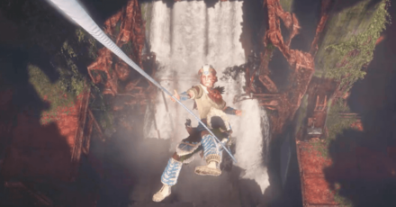 Horizon Zero Dawn - Waterlogged - Go on the Counterweight.png