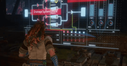 Horizon Zero Dawn - Waterlogged - Examine Control Room.png