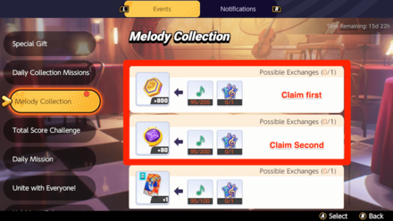 Pokemon UNITE - Melody Collection Get Aeos Coins and Item Enhancers.png