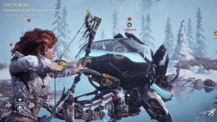 Horizon Zero Dawn - Use Hardpoint Arrows for the Bellowbacks