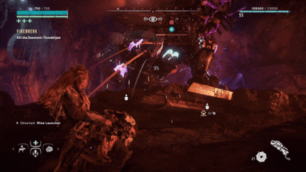 Horizon Zero Dawn - Use the Mine Launcher on the Thunderjaw