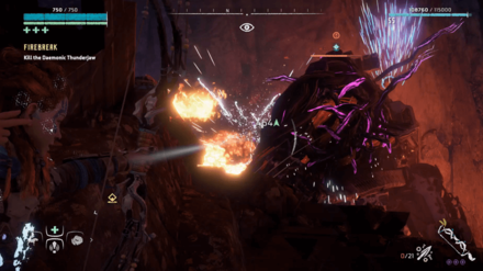 Horizon Zero Dawn - Use Multiple Tear Arrows