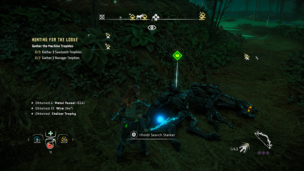 Horizon Zero Dawn - Gather 1 Stalker Trophy