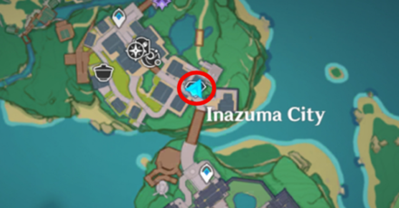 Genshin - Inazuma Souvenir Shop Location