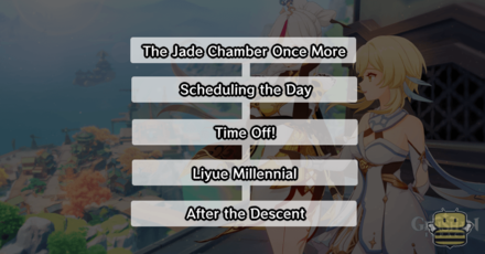 Genshin - Story Route for Ningguang Hangout Ending 3