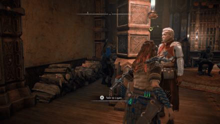 Horizon Zero Dawn - Talk to Ligan