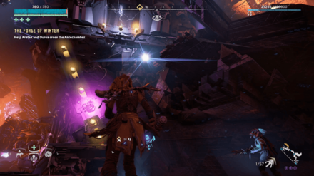 Horizon Zero Dawn - Go to the 2nd Level of the Antechamber