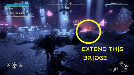 Horizon Zero Dawn - Help Allies cross the Production Area