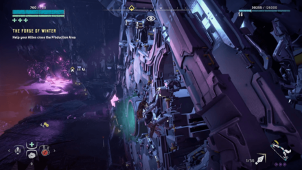 Horizon Zero Dawn - Ride the Production Area Turbine