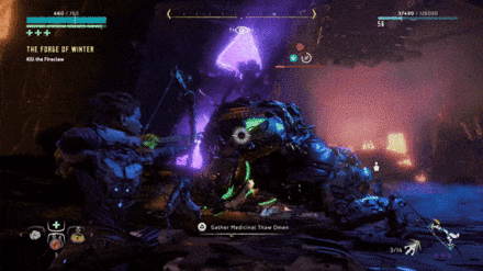 Horizon Zero Dawn - Destroy Fireclaw Fire Sacs