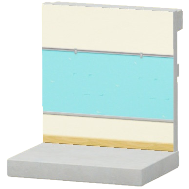 ACNH - Hallway Wall Image