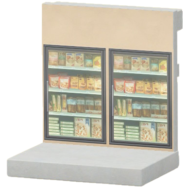 ACNH - Frozen-Foods Freezer Wall Image