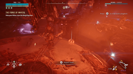 Horizon Zero Dawn - Rappel Down the Tallneck Head