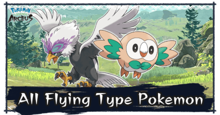 PLA - List of all Flying Type Pokemon.png