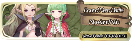 Nowi and Nah Bound Hero Battle Banner Fire Emblem Heroes FEH.png