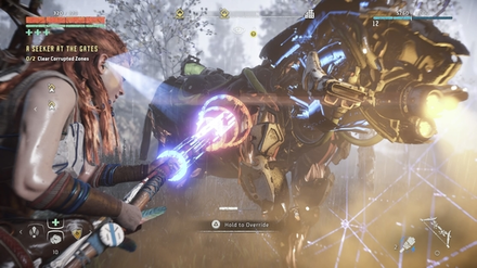 Horizon Zero Dawn - Hold to Override Mount