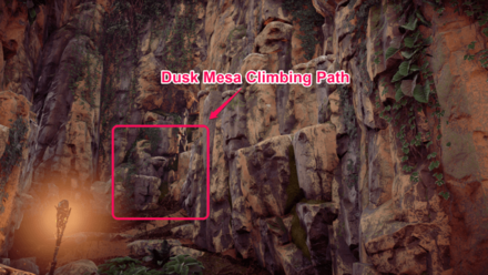 Horizon Zero Dawn - Dusk Mesa Climbing Path