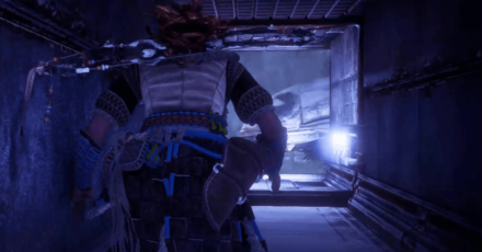 Horizon Zero Dawn - A Shared Secret - Get down the Hangar.png