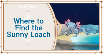 Genshin Impact - Where to Find Sunny Loach and Basic Information