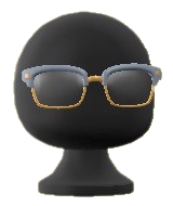 ACNH - Squared Browline Glasses Image