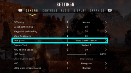 Horizon Zero Dawn - How to Apply Face Paint