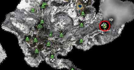 Horizon Zero Dawn - The Claws Beneath - Map Location.png