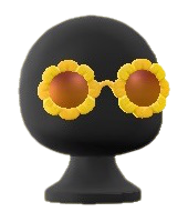 ACNH - Sunflower Sunglasses Image