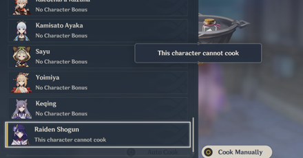 Genshin - Raiden Cannot Cook