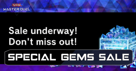 Yu-Gi-Oh Master Duel - Special Gems Sale