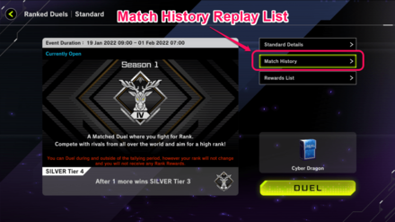 Yu-Gi-Oh Master Duel - Go to Ranked Duels