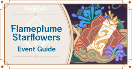 Genshin Impact - Flameplume Starflowers Event Guide - How to Smelt Fireworks