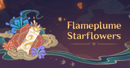 Genshin - Flameplume Starflowers