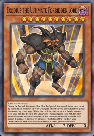 Exodius the Ultimate Forbidden Lord