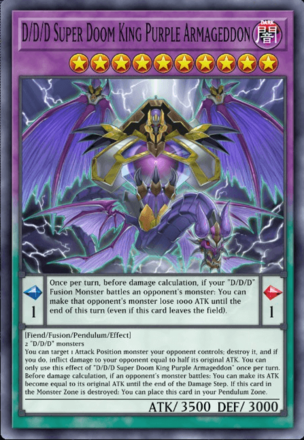 D/D/D Super Doom King Purple Armageddon Image