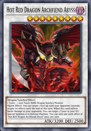 Hot Red Dragon Archfiend Abyss