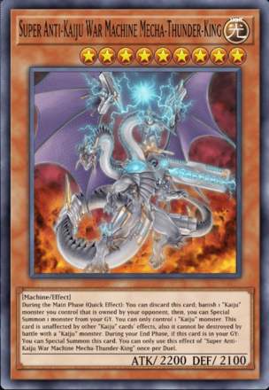 Super Anti-Kaiju War Machine Mecha-Thunder-King