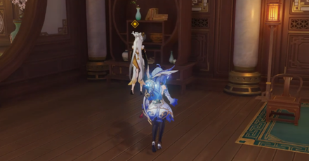 Genshin - Petal-Lit Ships for the Moon - Talk to Ningguang