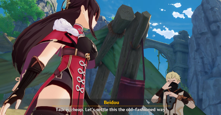 Genshin - Petal-Lit Ships for the Moon - Defeat Liuliu and his men