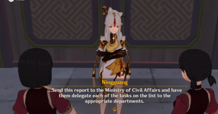 Genshin - Blazing Stars - Talk to Ningguang