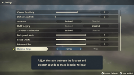 PLA Settings Screen 2