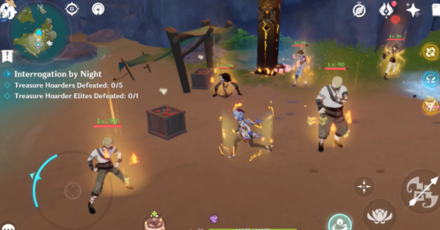 Genshin - The Great Gathering - Elite Treasure Hoarder Buffing Allies