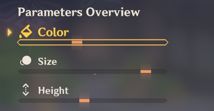 Genshin - Flameplume Starflowers Challenge 2 - Parameters Overview