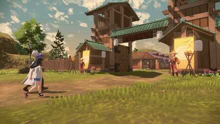 Jubilife Village Exterior Pokemon Legends Arceus